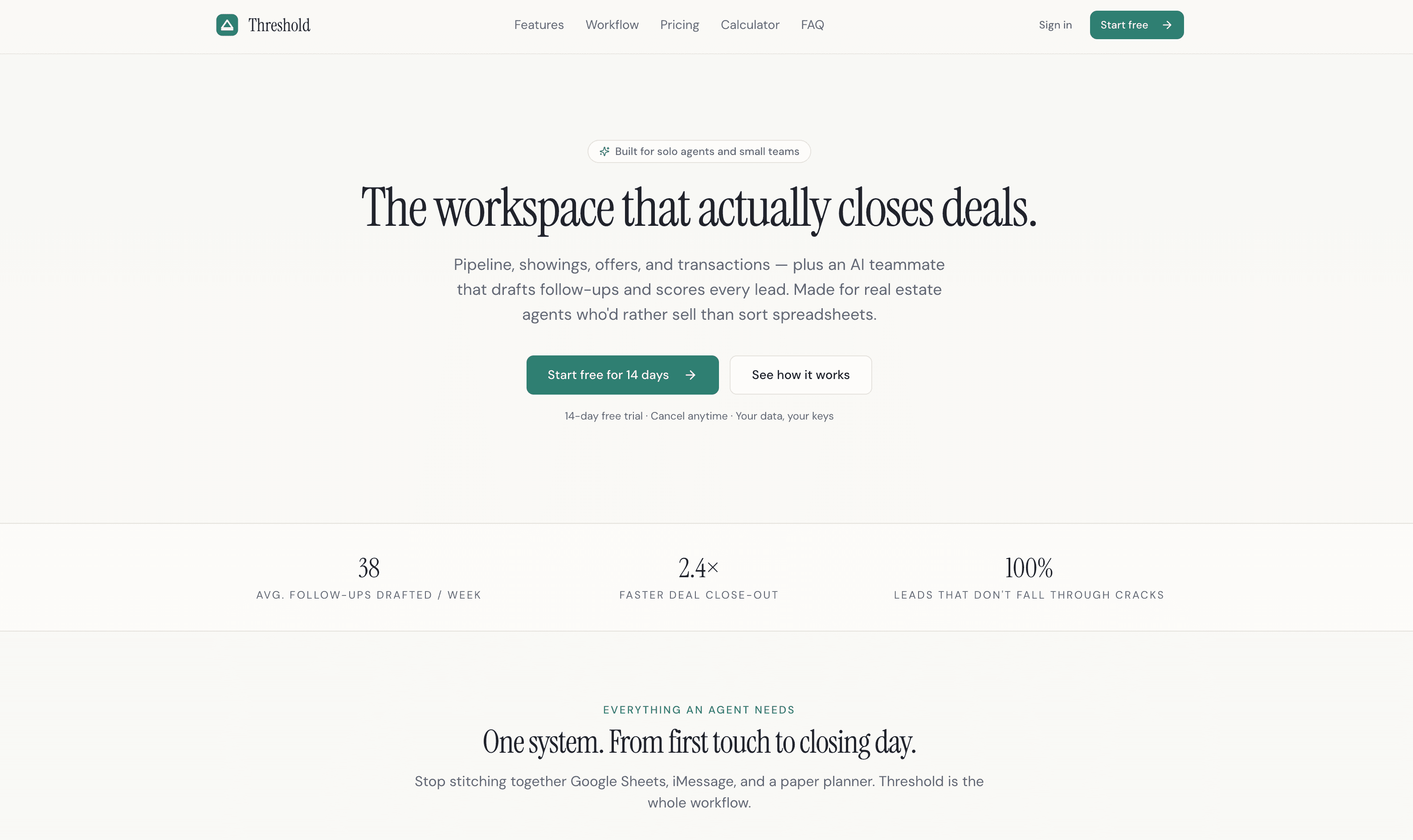 Threshold CRM